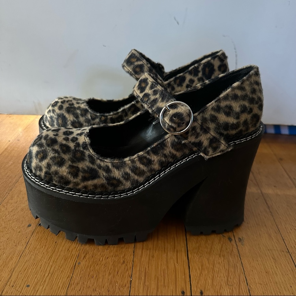 SOLD Delias Dolls Kill Cheetah Platforms